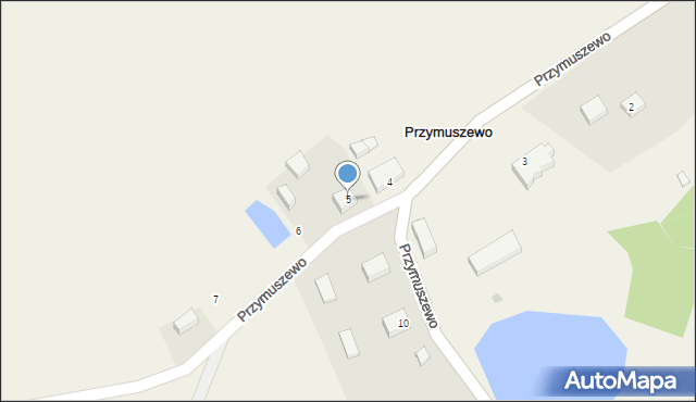 Przymuszewo, Przymuszewo, 5, mapa Przymuszewo