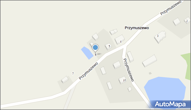 Przymuszewo, Przymuszewo, 6, mapa Przymuszewo