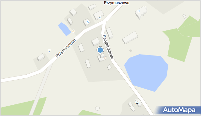 Przymuszewo, Przymuszewo, 9, mapa Przymuszewo