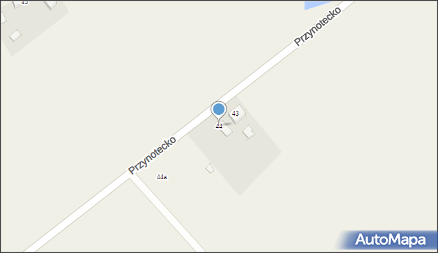 Przynotecko, Przynotecko, 44, mapa Przynotecko