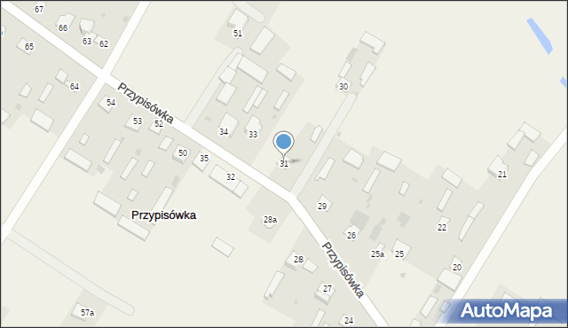 Przypisówka, Przypisówka, 31, mapa Przypisówka