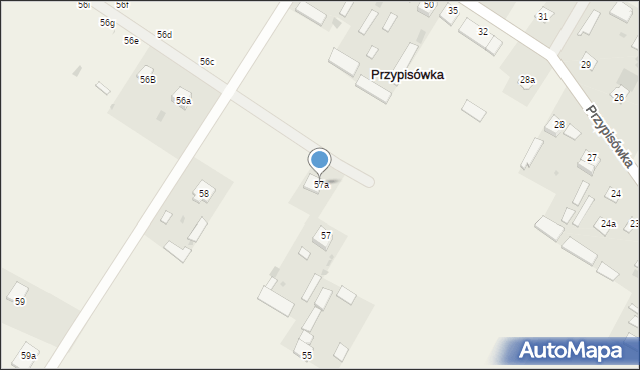 Przypisówka, Przypisówka, 57a, mapa Przypisówka