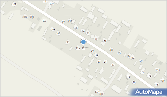 Przypisówka, Przypisówka, 92, mapa Przypisówka