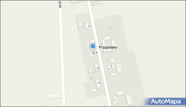 Przypólsko, Przypólsko, 16, mapa Przypólsko