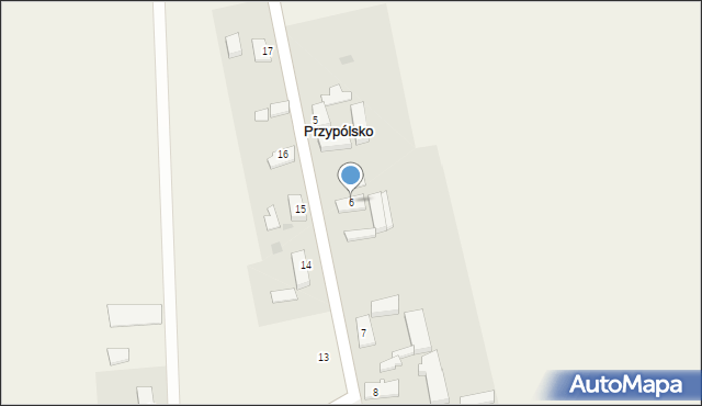 Przypólsko, Przypólsko, 6, mapa Przypólsko