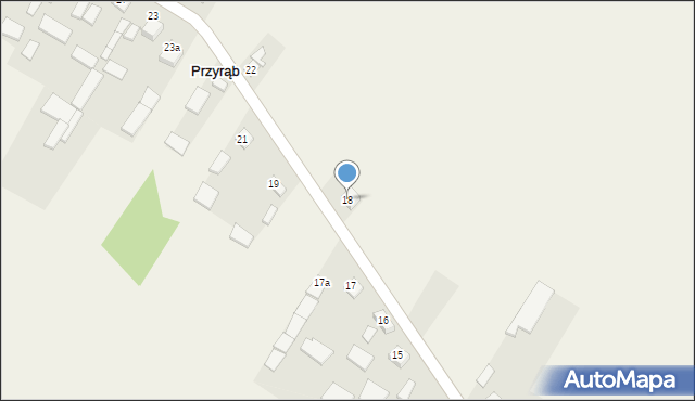 Przyrąb, Przyrąb, 18, mapa Przyrąb