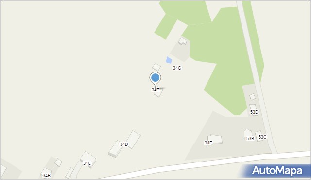 Przyranie, Przyranie, 34E, mapa Przyranie