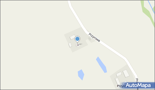 Przyrowa, Przyrowa, 14, mapa Przyrowa