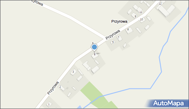 Przyrowa, Przyrowa, 4, mapa Przyrowa