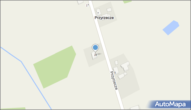 Przyrzecze, Przyrzecze, 18, mapa Przyrzecze