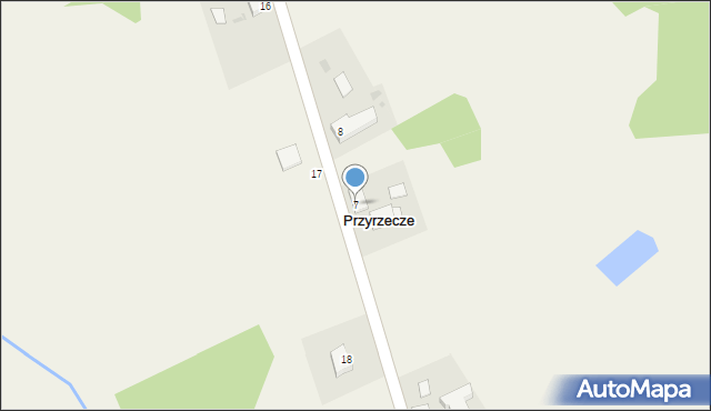 Przyrzecze, Przyrzecze, 7, mapa Przyrzecze