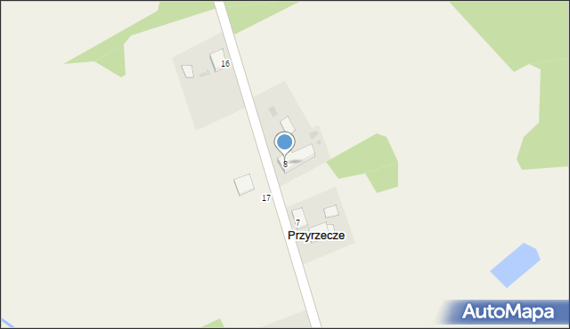 Przyrzecze, Przyrzecze, 8, mapa Przyrzecze