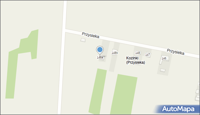 Przysieka, Przysieka, 148a, mapa Przysieka