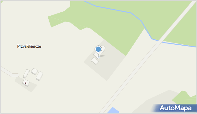 Przysiekiercze, Przysiekiercze, 3, mapa Przysiekiercze