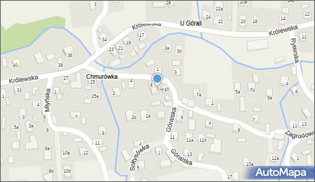 Przysietnica, Przysietnica, 170, mapa Przysietnica