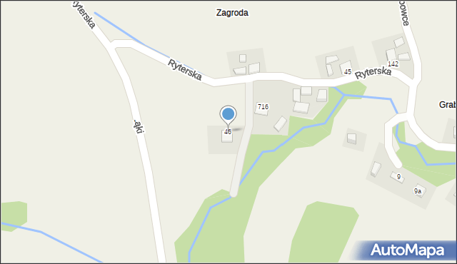 Przysietnica, Przysietnica, 46, mapa Przysietnica