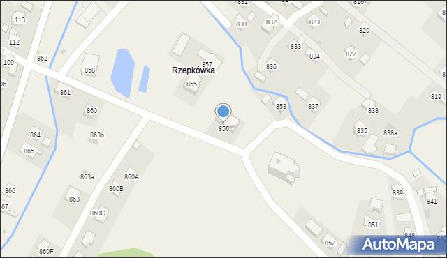 Przysietnica, Przysietnica, 856, mapa Przysietnica