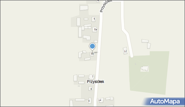 Przysiółek, Przysiółek, 6b, mapa Przysiółek