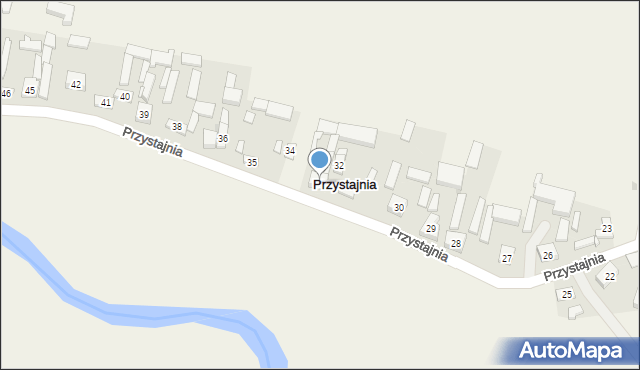 Przystajnia, Przystajnia, 33, mapa Przystajnia