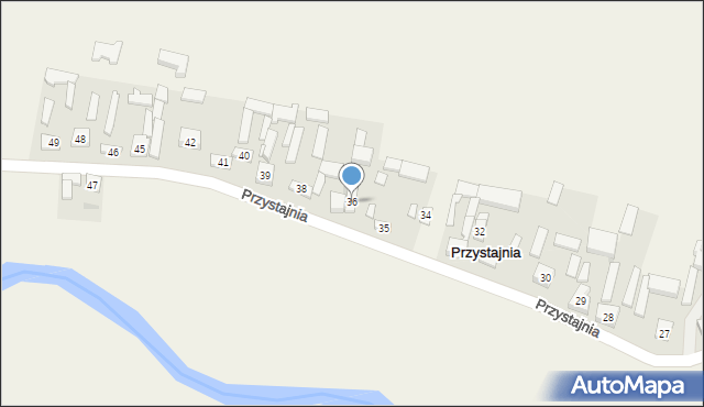 Przystajnia, Przystajnia, 36, mapa Przystajnia