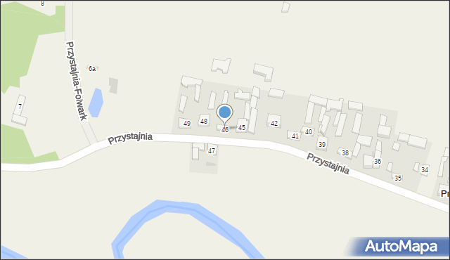 Przystajnia, Przystajnia, 46, mapa Przystajnia