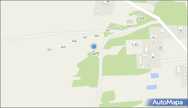 Przystajnia-Kolonia, Przystajnia-Kolonia, 41k, mapa Przystajnia-Kolonia