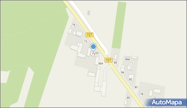 Przystałowice Duże, Przystałowice Duże, 71, mapa Przystałowice Duże