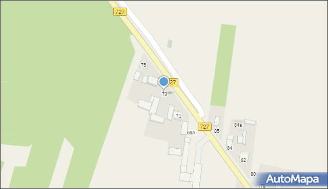 Przystałowice Duże, Przystałowice Duże, 73, mapa Przystałowice Duże