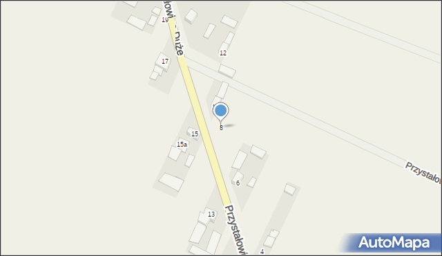 Przystałowice Duże, Przystałowice Duże, 8, mapa Przystałowice Duże