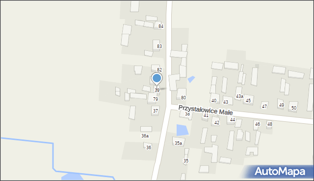 Przystałowice Małe, Przystałowice Małe, 39, mapa Przystałowice Małe