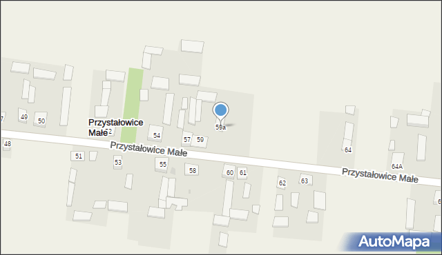 Przystałowice Małe, Przystałowice Małe, 59a, mapa Przystałowice Małe