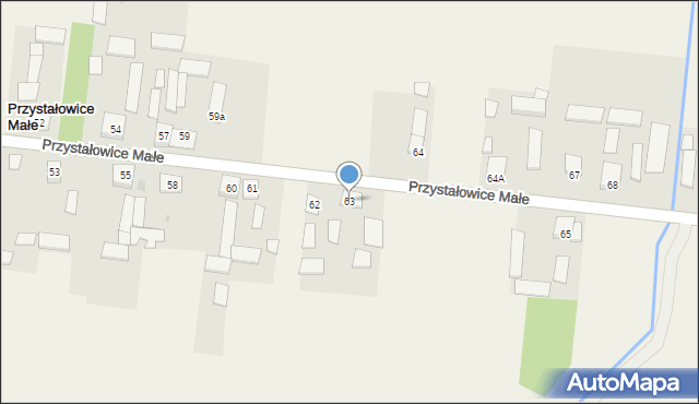 Przystałowice Małe, Przystałowice Małe, 63, mapa Przystałowice Małe