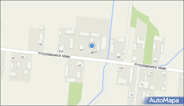 Przystałowice Małe, Przystałowice Małe, 68, mapa Przystałowice Małe