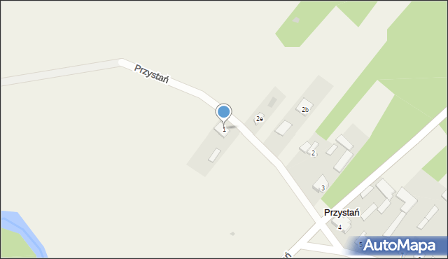 Przystań, Przystań, 1, mapa Przystań