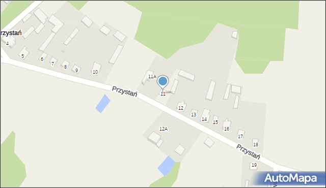 Przystań, Przystań, 11, mapa Przystań