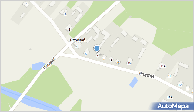 Przystań, Przystań, 6, mapa Przystań