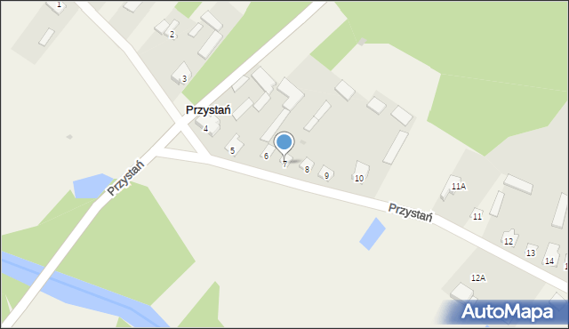 Przystań, Przystań, 7, mapa Przystań