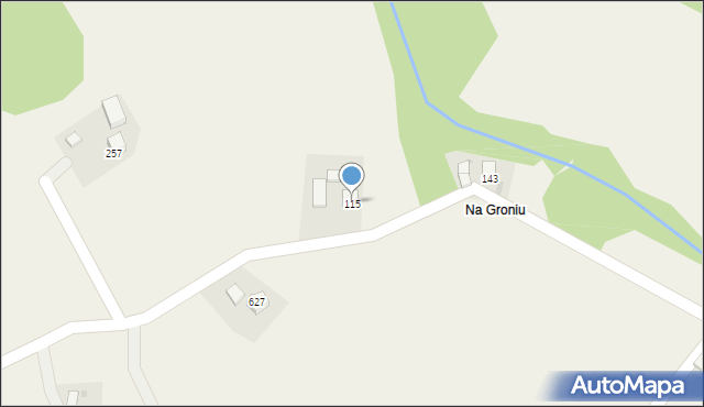 Przyszowa, Przyszowa, 115, mapa Przyszowa