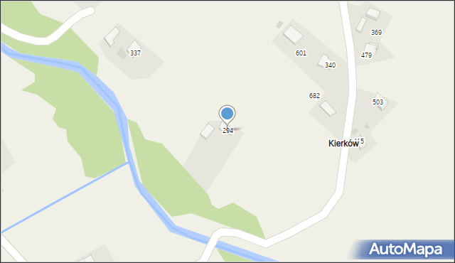 Przyszowa, Przyszowa, 294, mapa Przyszowa