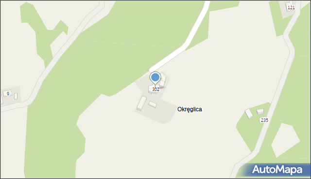 Przyszowa, Przyszowa, 302, mapa Przyszowa