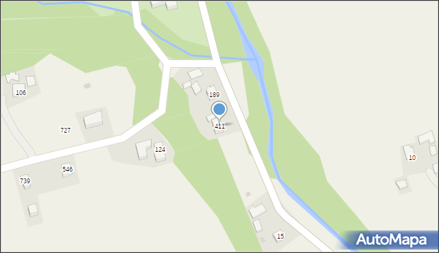 Przyszowa, Przyszowa, 411, mapa Przyszowa