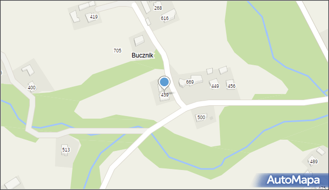 Przyszowa, Przyszowa, 439, mapa Przyszowa