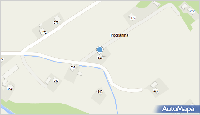 Przyszowa, Przyszowa, 529, mapa Przyszowa