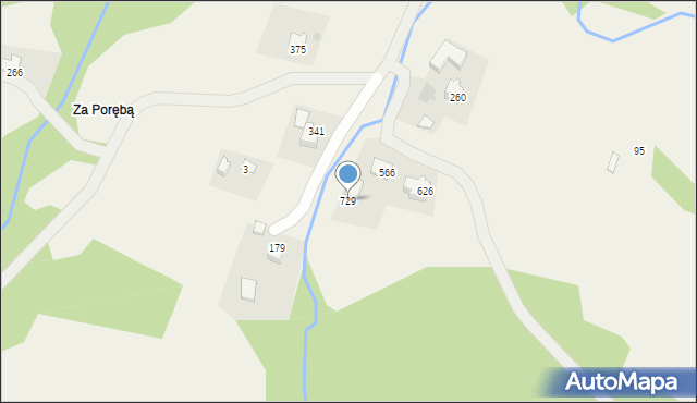 Przyszowa, Przyszowa, 729, mapa Przyszowa