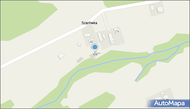 Przyszowa, Przyszowa, 82a, mapa Przyszowa