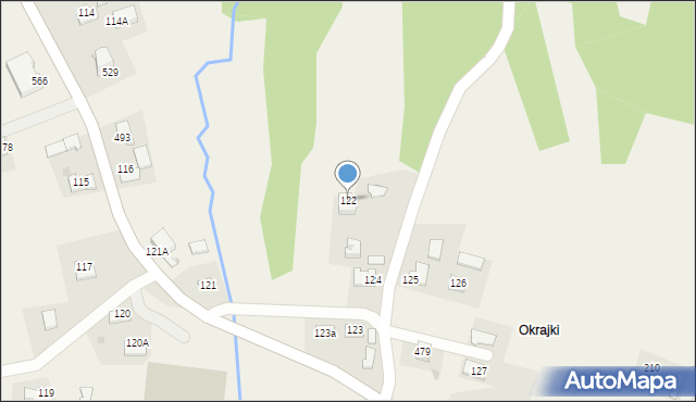 Przytkowice, Przytkowice, 122, mapa Przytkowice
