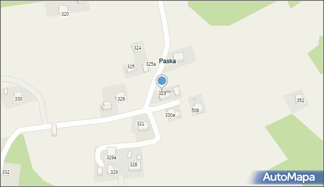 Przytkowice, Przytkowice, 323, mapa Przytkowice