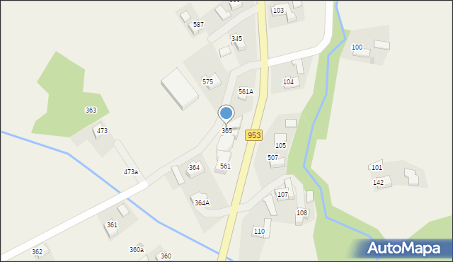 Przytkowice, Przytkowice, 365, mapa Przytkowice