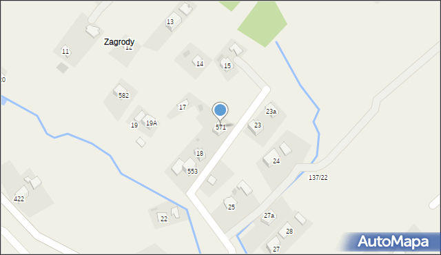 Przytkowice, Przytkowice, 571, mapa Przytkowice