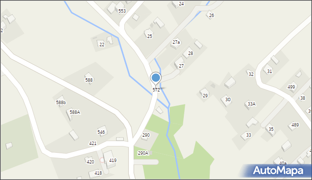 Przytkowice, Przytkowice, 572, mapa Przytkowice